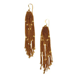 EARRING STAR - AMBER