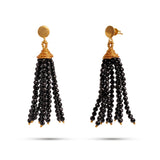 EARRING STONE TASSLE