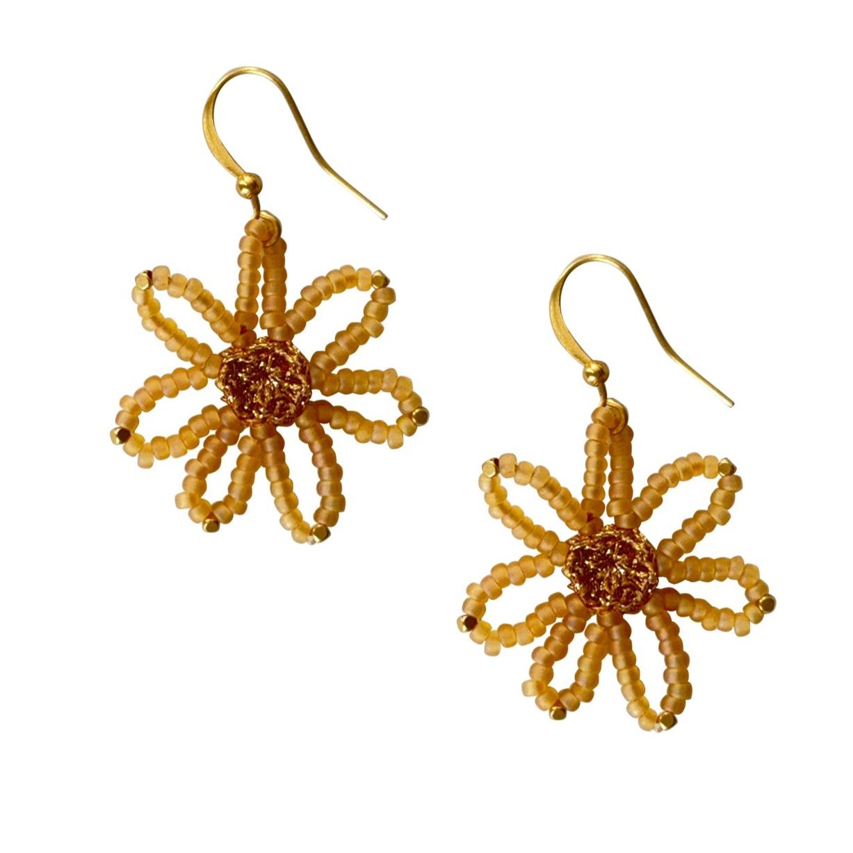 EARRING DAISY HONEY