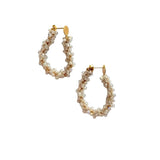 EARRING JAZZY STONES - LABRADORITE