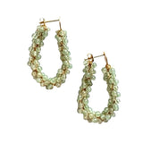 EARRING JAZZY STONES - AVENTURINE