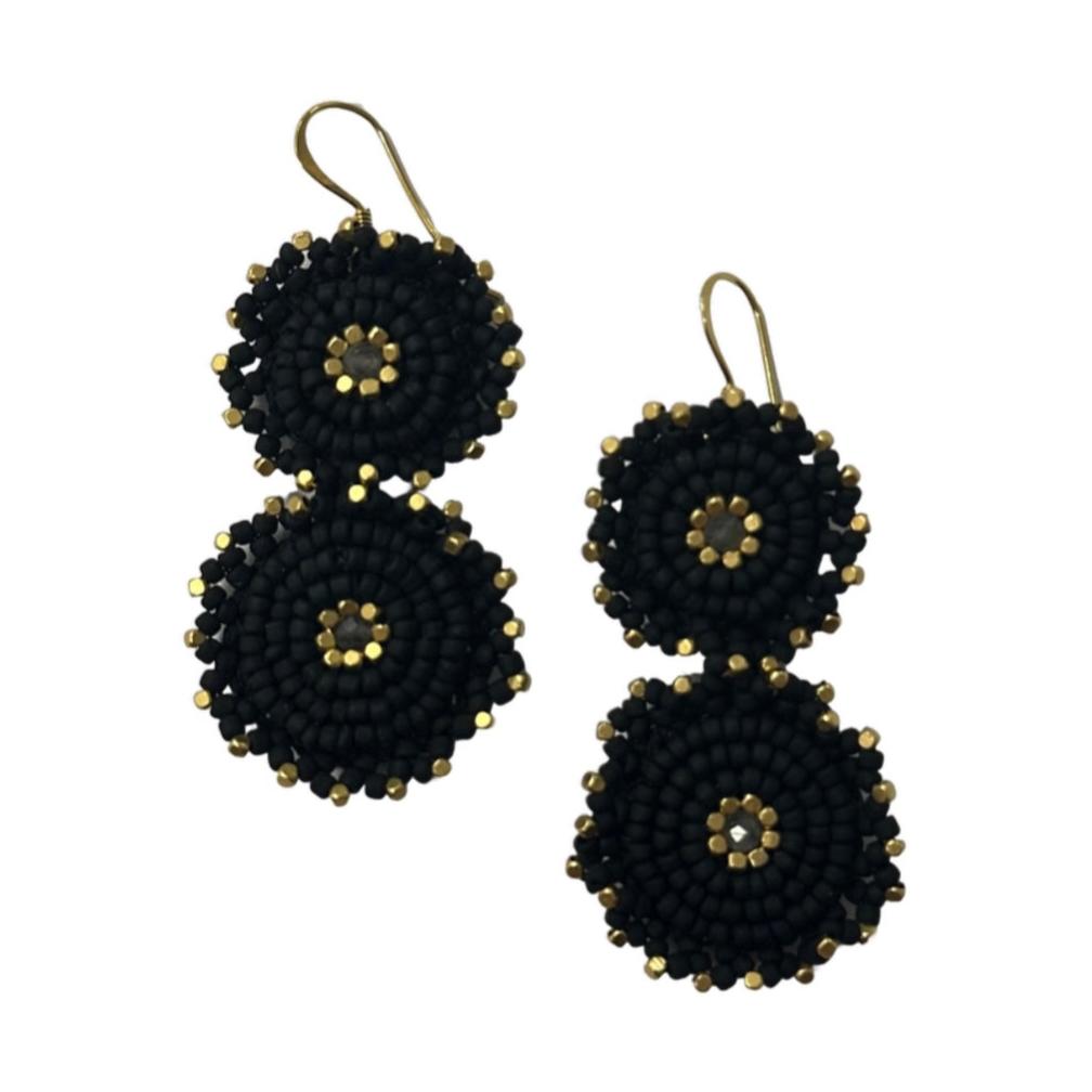 EARRING POMME BLACK