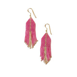 EARRING GLOW DROP - FUCHSIA