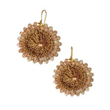 EARRING SOL - SUNSTONE