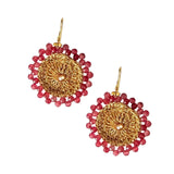 EARRING SOL - CHERRY QUARTZ