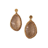 EARRING JULES - CLEAR CRYSTAL