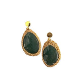 EARRING JULES - GREEN JADE