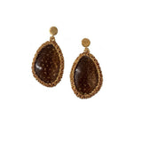 EARRING JULES - SMOKY QUARTZ