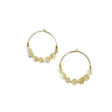 EARRING NEW STONES - MOTHER OF PEARL