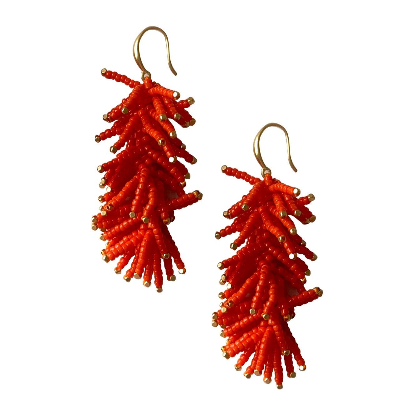 EARRING FLO HERMES ORANGE