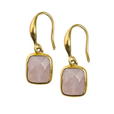 EARRING JULIE - ROSE QUARTZ