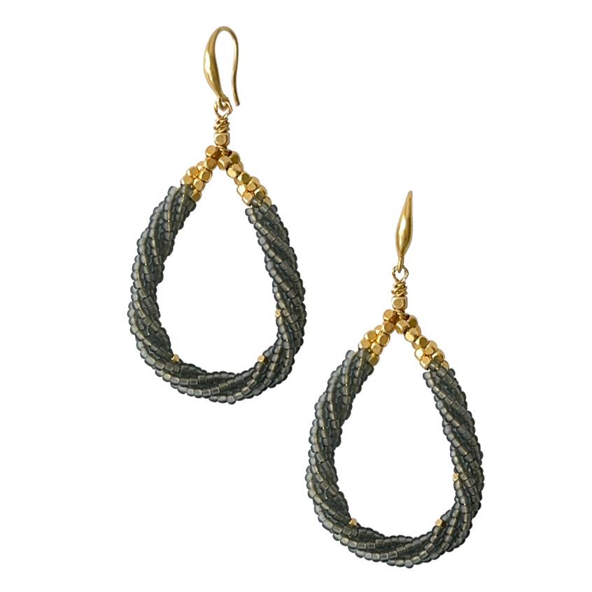 EARRING BOLLY GREY