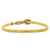 JILL GOLD BRACELET - ANTIQUE BEIGE