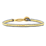 JILL GOLD BRACELET - DOVE GREY