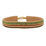 BRACELET HALF CUFF - BAMBOO GREEN