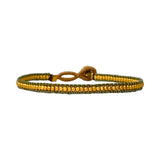 JILL GOLD BRACELET - BAMBOO GREEN
