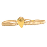 JILL HEART BRACELET - ANTIQUE BEIGE