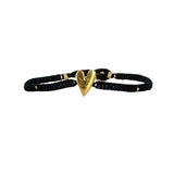 JILL HEART BRACELET - BLACK