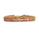 STRIPE MIX BRACELET - MIX PINK