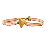 JILL HEART BRACELET - ROSE