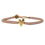 JILL HEART BRACELET - LAVENDER