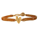 JILL HEART BRACELET - AMBER