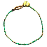 LULU RAINDROP MIX BRACELET - MIX GREEN