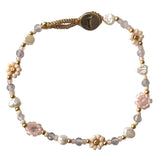 LULU FLOWER BRACELET - ROSE