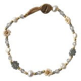 LULU FLOWER BRACELET - GREY