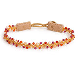 BRACELET MIX SMALL ABEL - MIX MAROON