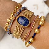 BRACELET CAP FLOWER GOLD