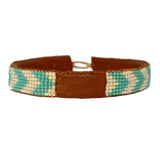MEN BRACELET ARROW - POOL BLUE / BONE