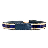 MEN BRACELET STRIPE - NAVY / BONE