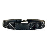 MEN BRACELET ZIG ZAG - BLACK / GREY