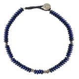 MEN BRACELET LULU - BLUE RONDELLE