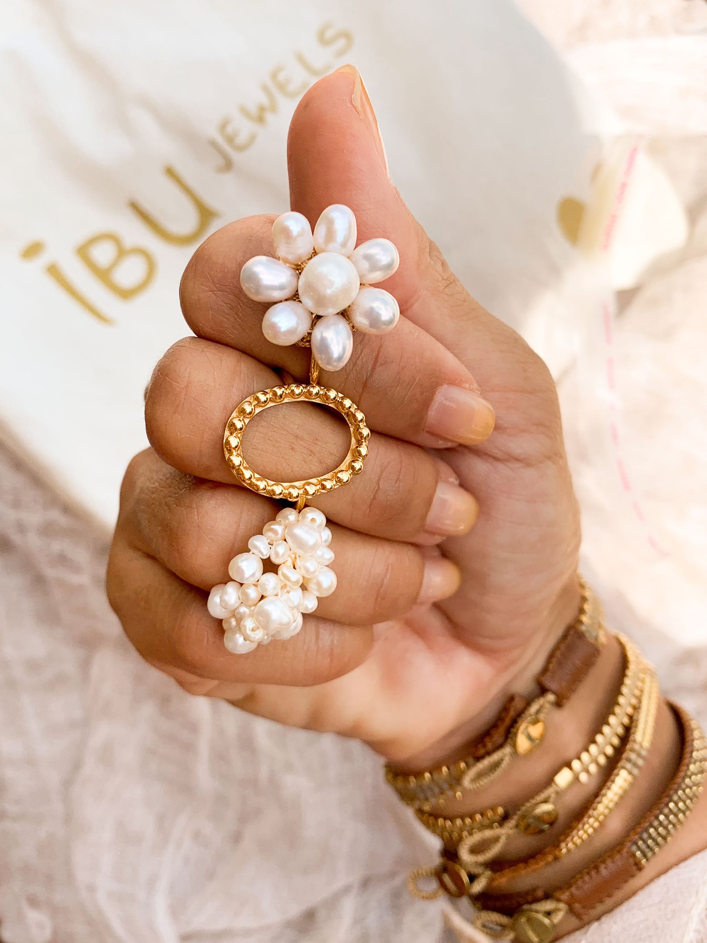 RING PEARL BUNCH