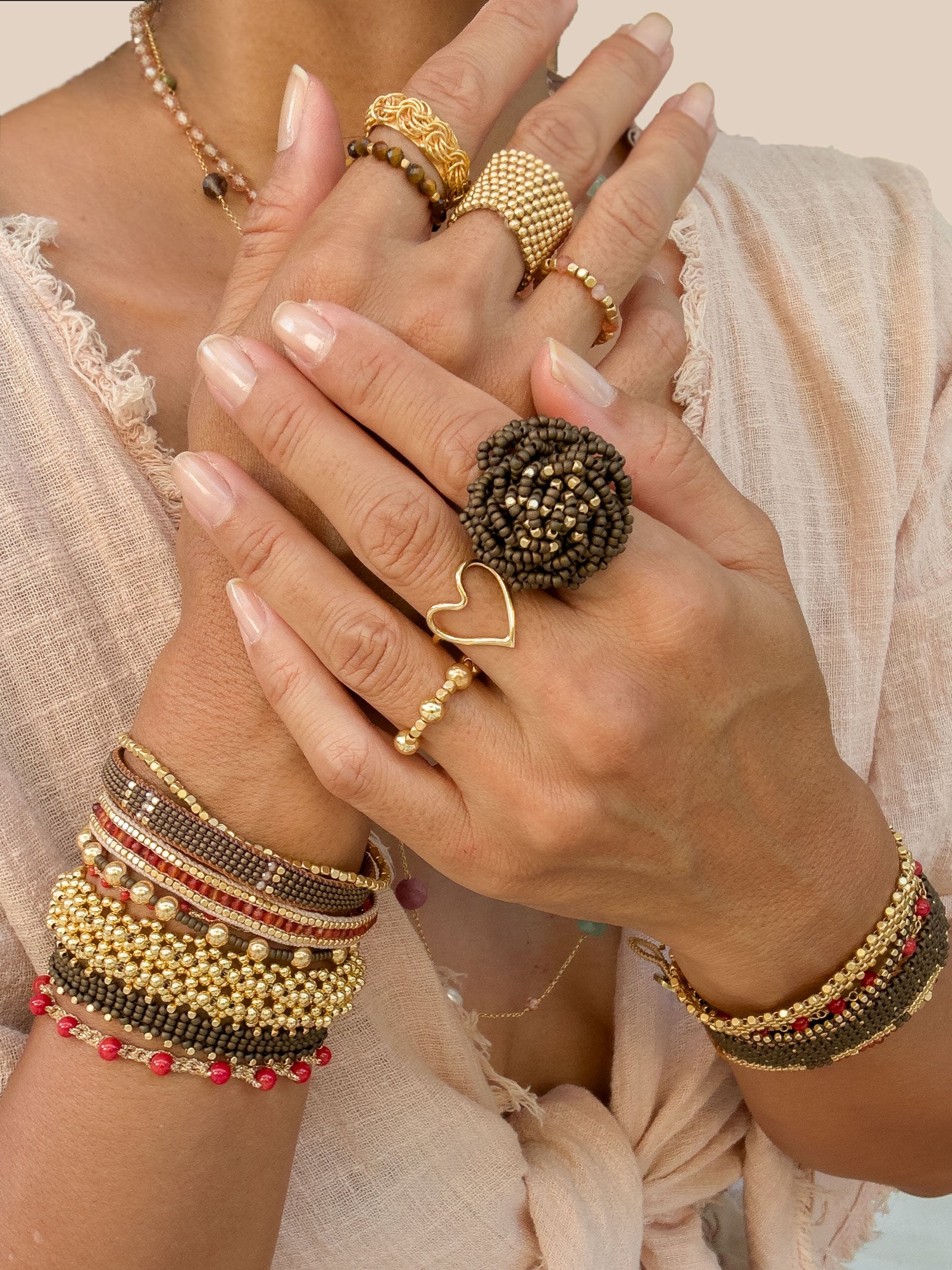 STONE STRIPE BRACELET