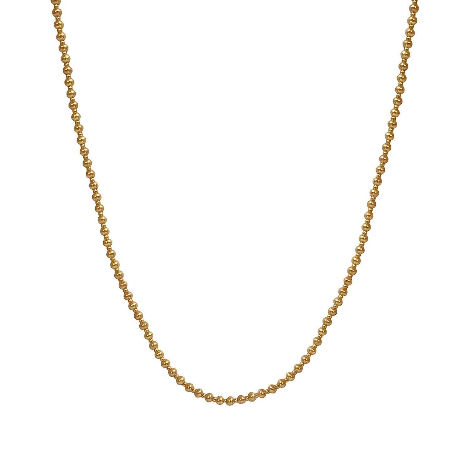 NECKLACE GOLD ROUND