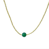 NECKLACE PABLO - GREEN JADE