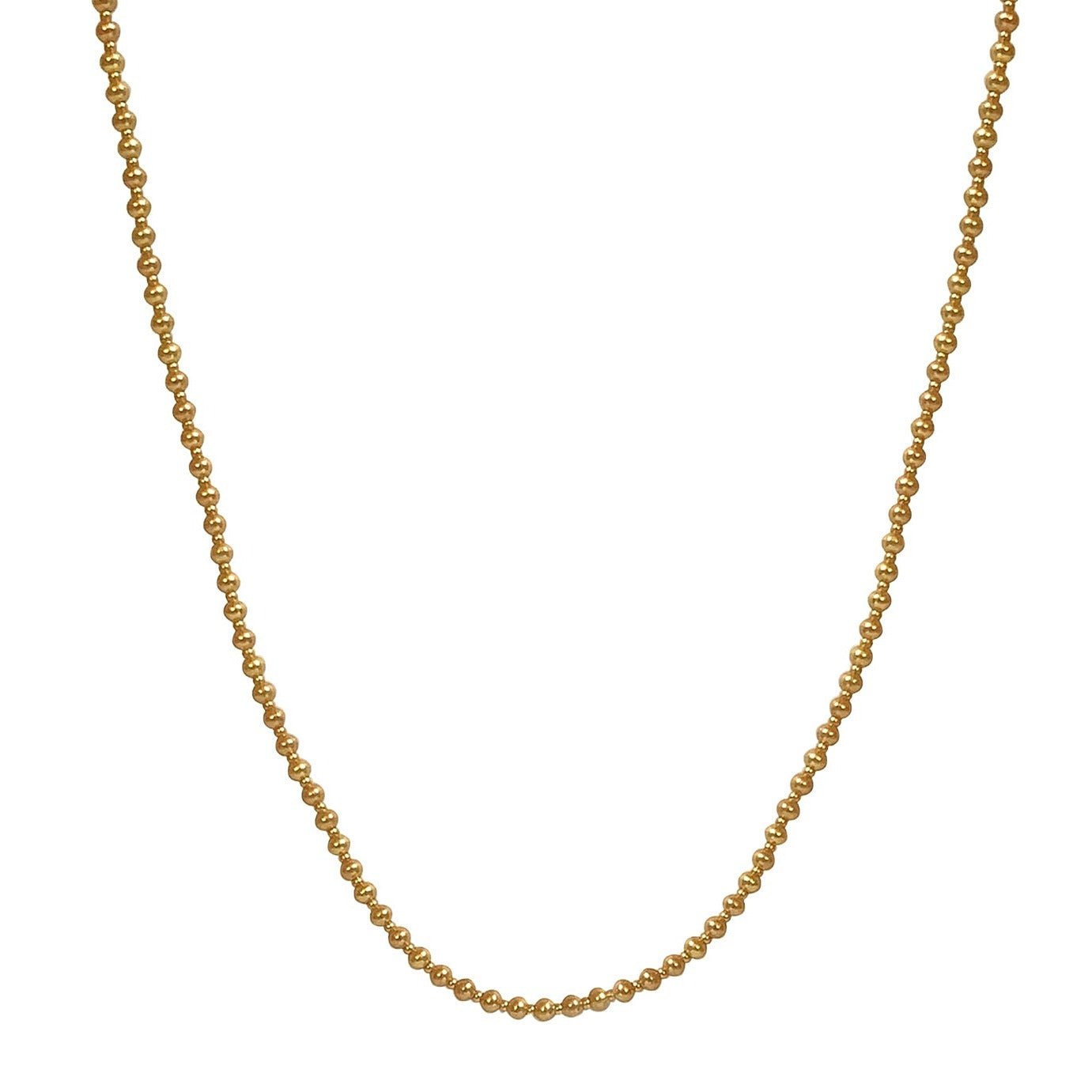 NECKLACE GOLD ROUND 50CM