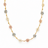 NECKLACE STONE FLOWER