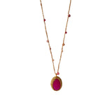 NECKLACE ARY - RUBY