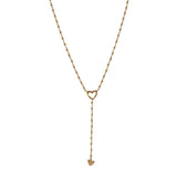NECKLACE HEART DROP - GOLD