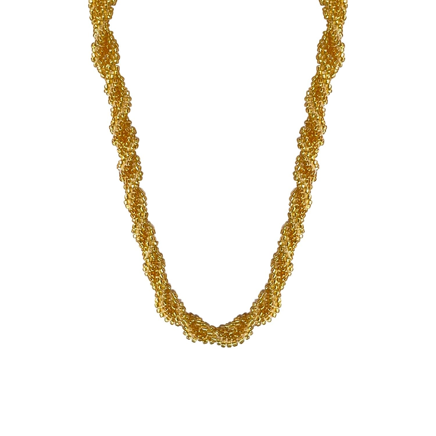 NECKLACE GOLD BUNDLE TWIST