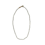 NECKLACE STONE DOT - LABRADORITE