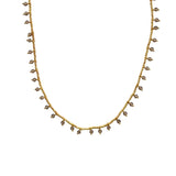 NECKLACE REY - SMOKY QUARTZ