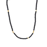 NECKLACE LIV - ONYX MAT