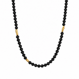 NECKLACE LIV - ONYX MAT
