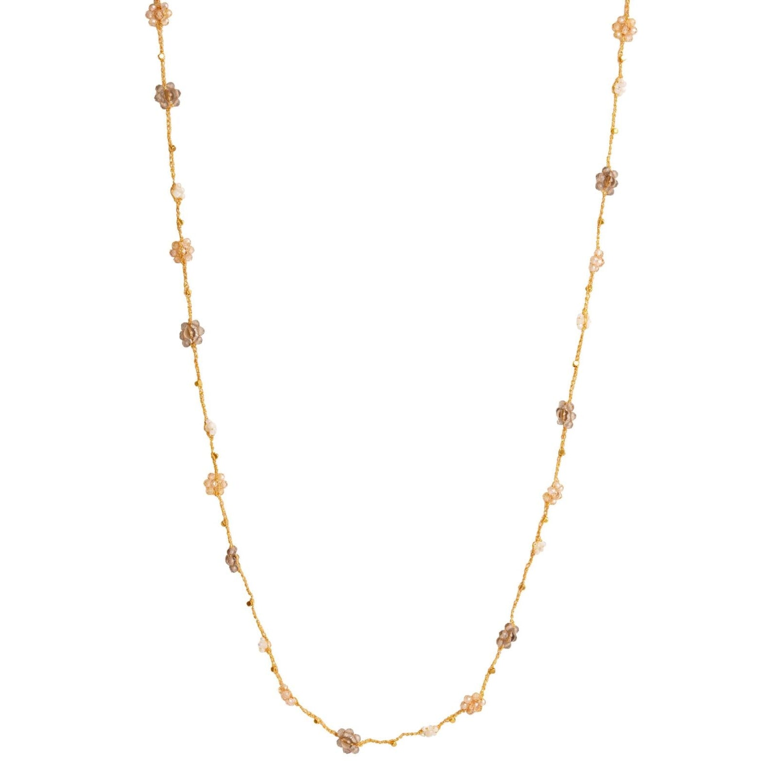 NECKLACE STONE FLOWER