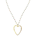 NECKLACE BIG LOVE - UNAKITE